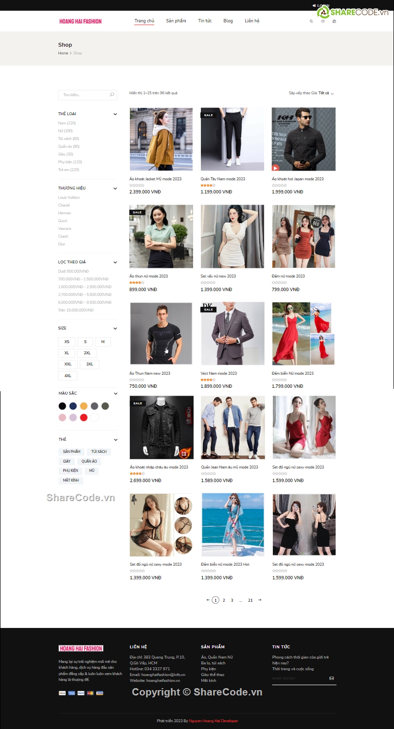 Web bán hàng thời trang,website bán hàng,website bán giày dép,code website bán phụ kiện,website bán hàng thời trang
