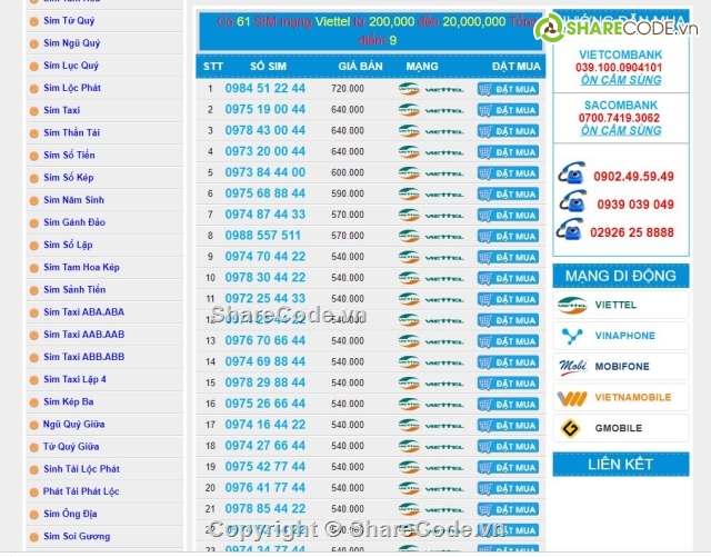 web sim số đẹp,web bán sim số đẹp,website mua bán sim số,sim số đẹp