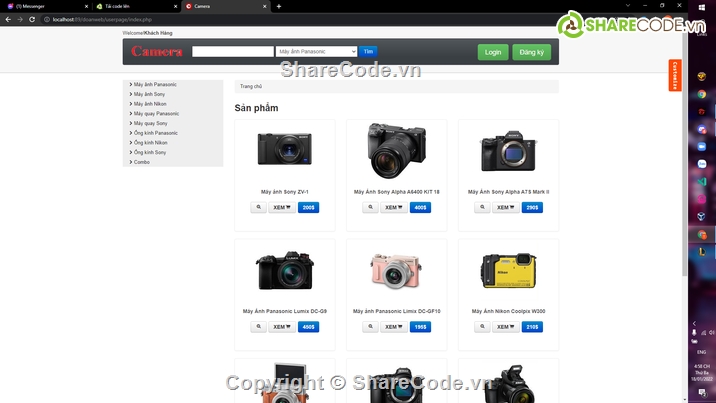 website php bán hàng,Code PHP bán camera,Code web bán camera,Code website bán camera,Đồ án code web php