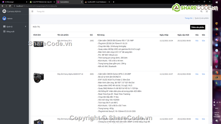 website php bán hàng,Code PHP bán camera,Code web bán camera,Code website bán camera,Đồ án code web php