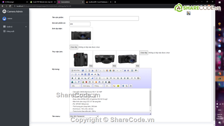 website php bán hàng,Code PHP bán camera,Code web bán camera,Code website bán camera,Đồ án code web php