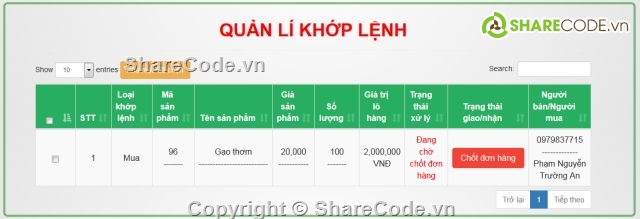 hệ thống sàn giao dịch,hệ thống nông sản,hệ thống mua bán,website sàn giao dịch,website nông sản