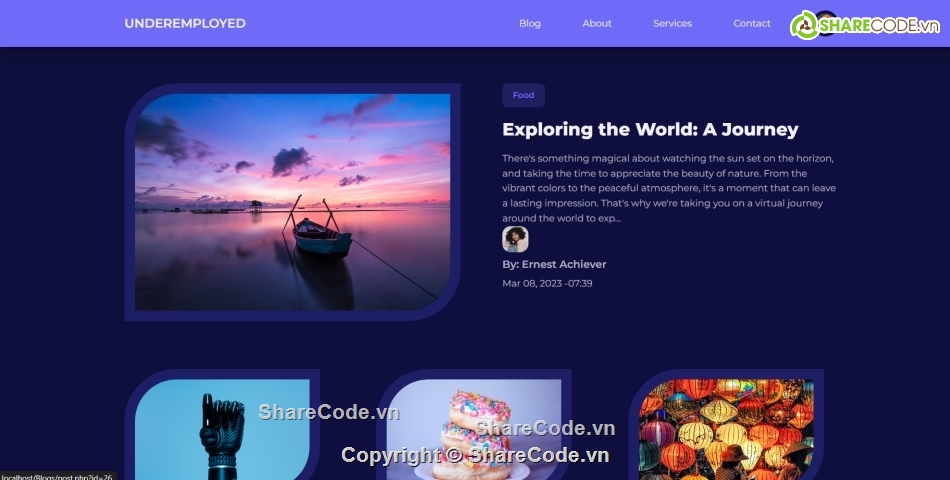 Code web,Source code web,Code PHP,Share code blog đẹp