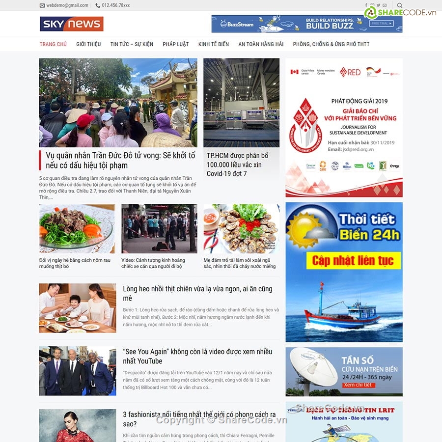 Web tin tức,website tin tức đẹp,web tin tức đẹp,Code web