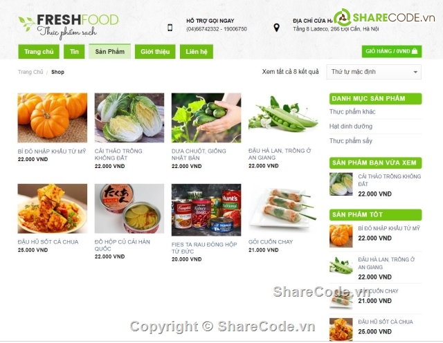 wordpress chuẩn SEO,Web ẩm thực,thực phẩm sạch,theme wordpress ẩm thực,wordpress chủ đề FOOD