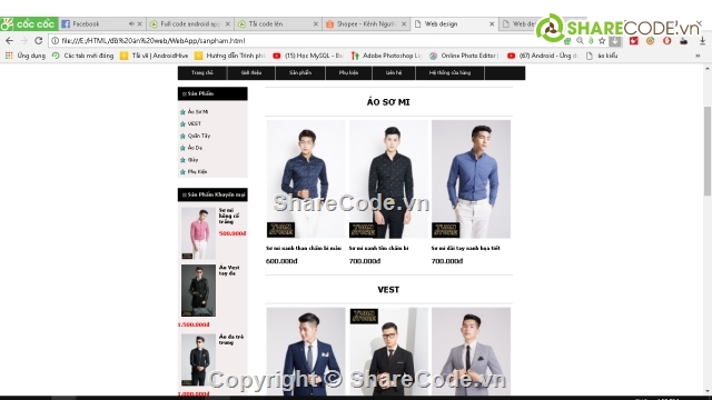 Web bán áo quần,web bán hàng,code web html5,Website bán áo quần,web bán quần áo