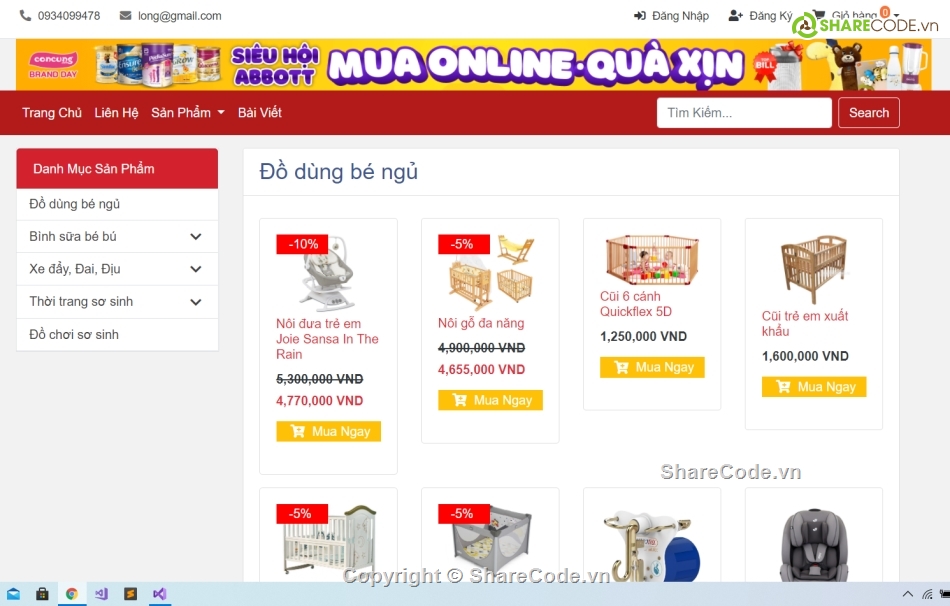 code web bán đồ trẻ em,Web bán quần áo trẻ em,Website bán quần áo trẻ em,Website bán quần áo