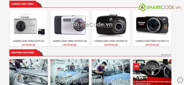 web thương mai điện tử,web bán hàng phụ kiện oto,web camera,code bán hàng chuyên nghiệp,phụ kiện ô tô