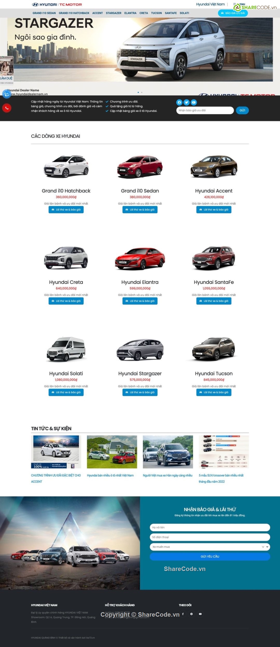 theme website bán hàng ô tô,website ô tô hyundai,website ô tô,webiste bán hàng,code web bán ô tô