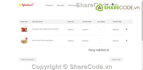 website bán hàng,Code web siêu thị Laravel 7,Code PHP siêu thị Vinmart,Code Website bán hàng