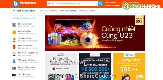 Website bán hàng,bán hàng điện máy,code web bán hàng chuẩn seo,thương mại điện tử,web bán mỹ phẩm php,web thời trang