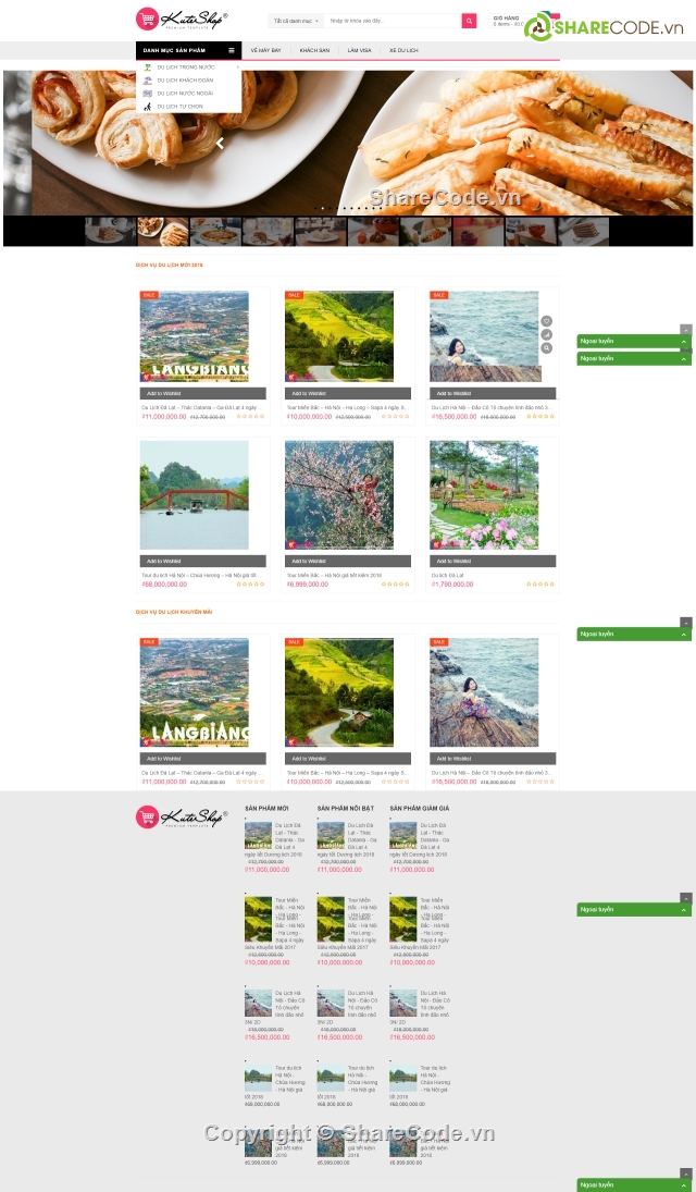 dịch vụ du lịch,website du lịch,website giới thiệu sản phẩm,web du lịch,code web du lịch