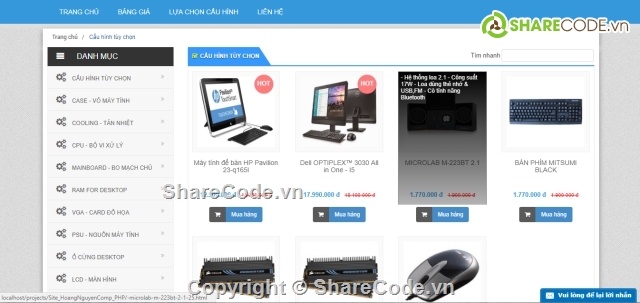 Code bán máy tính,website bán máy tính,thương mại điện tử,code web bán hàng chuẩn seo,giao diện responsive,web bán máy tính