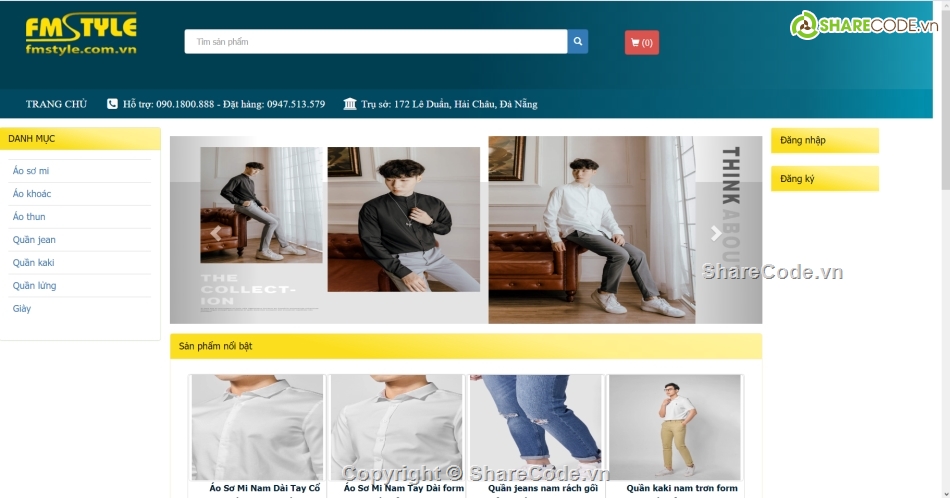 code bán áo quần,Website bán quần áo,Code Website bán thời trang