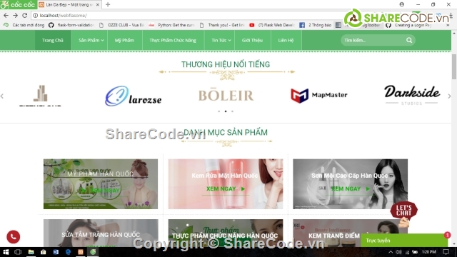 share full code,wordpress,full code,code báng hàng mỹ phẩm,website bán hàng,web my pham