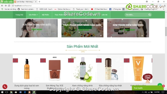 share full code,wordpress,full code,code báng hàng mỹ phẩm,website bán hàng,web my pham