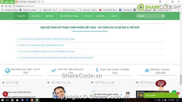 share full code,wordpress,full code,code báng hàng mỹ phẩm,website bán hàng,web my pham