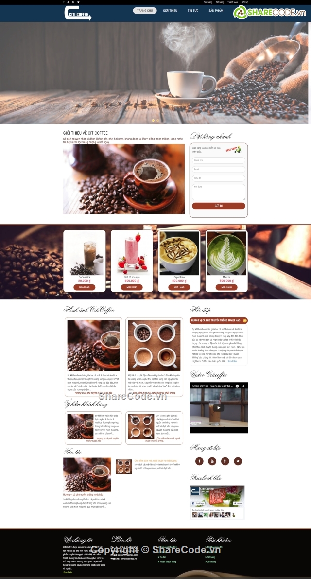 website bán hàng,website bán cafe,web bán cà phê,web bán coffer,web bán cafe