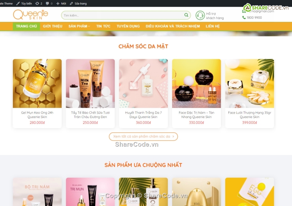 website mỹ phẩm,Code mỹ phẩm chuẩn seo,Code mỹ phẩm  theme Flatsome