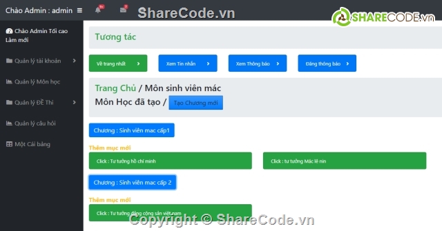 website trac nghiem,website laravel,trắc nghiệm,Laravel,code ôn thi,code dễ hiểu