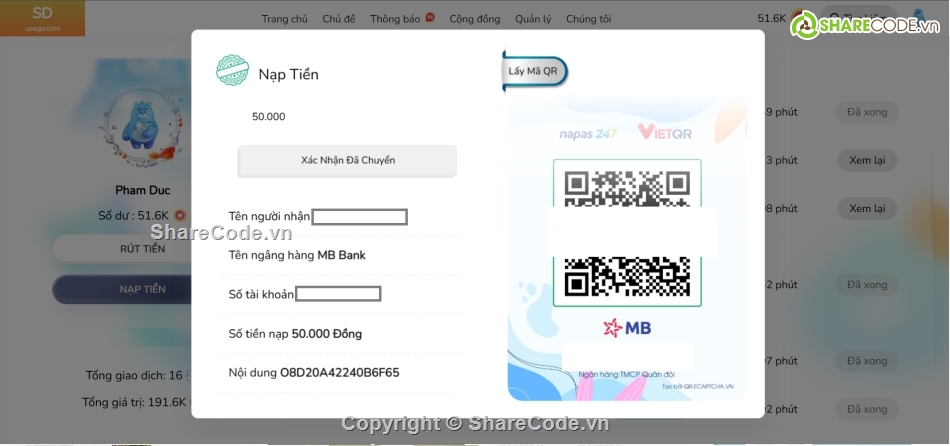 Source code web,Code web,Code PHP,Share code,web,Code Thanh Toán Online