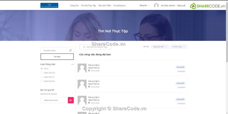 Code PHP  phòng trọ,Code Website Tìm kiếm,Code web  phòng trọ,tìm việc làm