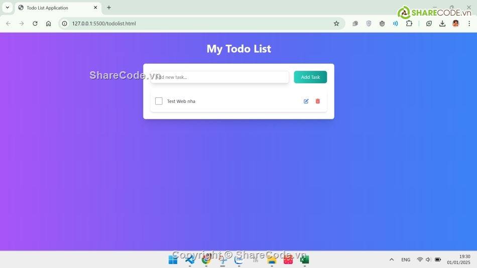 Code Web  ShortenLink,todolist,html,htmlcss