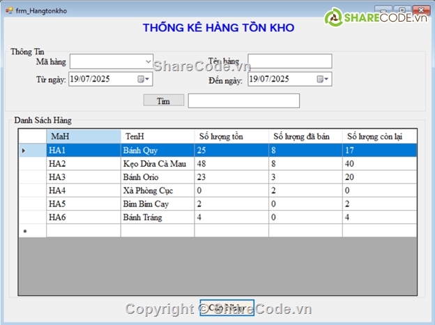 C# Quản lý cửa hàng,ứng dụng quản lý của hàng,C #