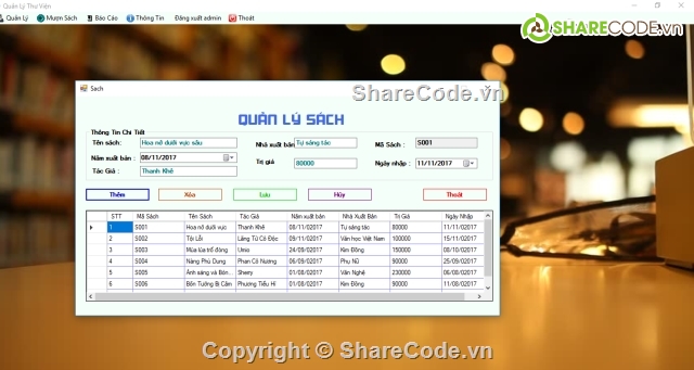 source code quản lý thư viện c#,quản lý thư viện,quản lý thư viện c#,đồ án quản lý thư viện c#