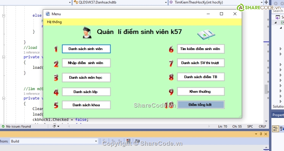 c# quản lý điểm,Code quản lý,quản lý điểm sinh viên,quản lý sinh viên C#