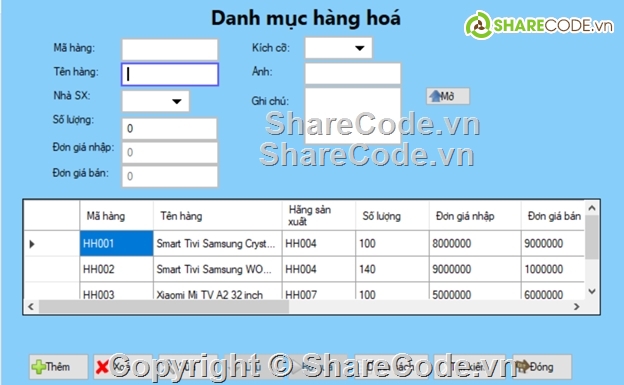 Code quản lý,SQL,winform,quản lý cửa hàng