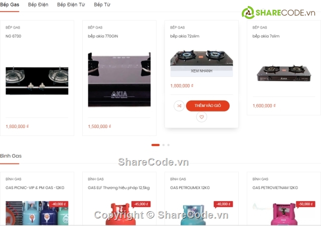 wordpress,full code wordpress,website bán hàng,cửa hàng gas,bán bếp gas