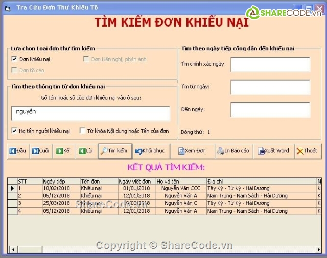 code xử lý đơn,download Luật khiếu nại,code giải quyết đơn khiếu nại,code quản lý công văn,mã nguồn chương trình giải quyết đơn thư khiếu nại,code quy trình xử lý đơn