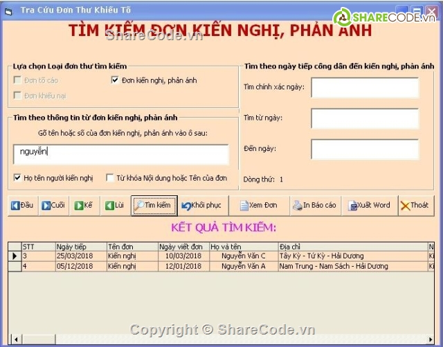 code xử lý đơn,code xử lý đơn kiến nghị,code xu ly don,source code giải quyết đơn,code giải quyết xử lý đơn,download thông tư xử lý đơn thư khiếu nại