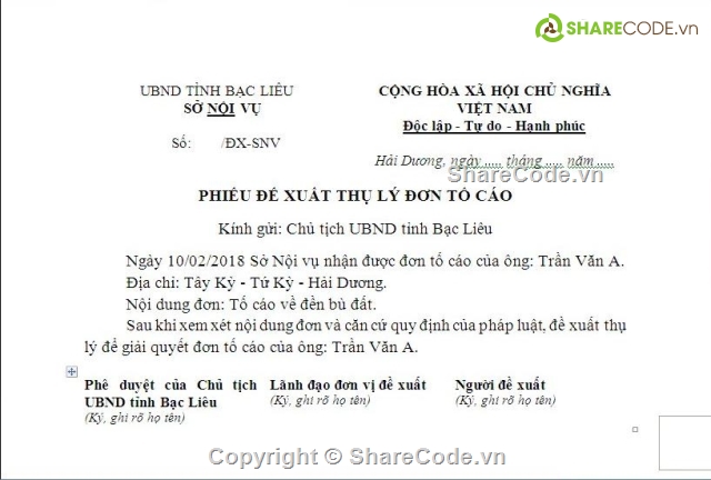 code quy trình xử lý đơn,code xử lý đơn tố cáo,code thụ lý giải quyết đơn,code tiếp công dân,code luật tố cáo,code xu ly don