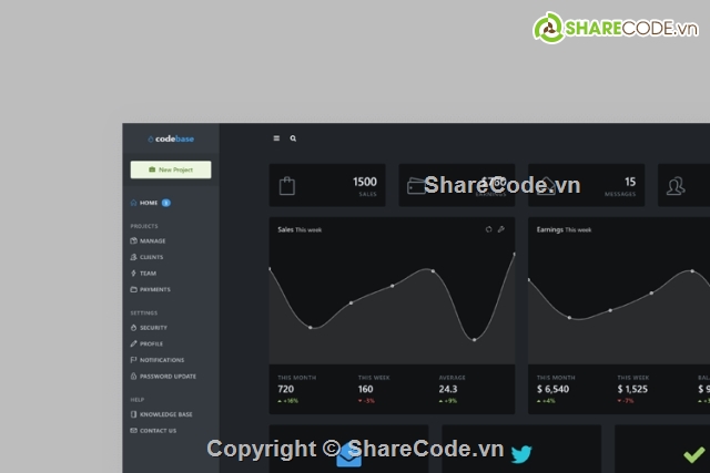 Bootstrap 4 Admin Dashboard Template,Codebase,codebase 3.1,admin,admin dashboard,admin template