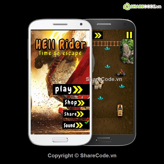 CodeCanyon,Hell Rider,Hell Rider v1.0,game đua oto,gam dua xe