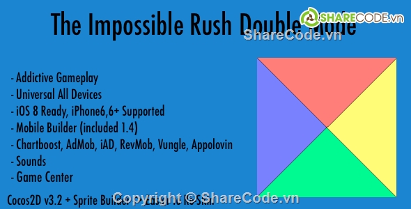 CodeCanyon,The Impossible,Rush Double Mode,Cocos2D v3.2,Impossible Rush Double