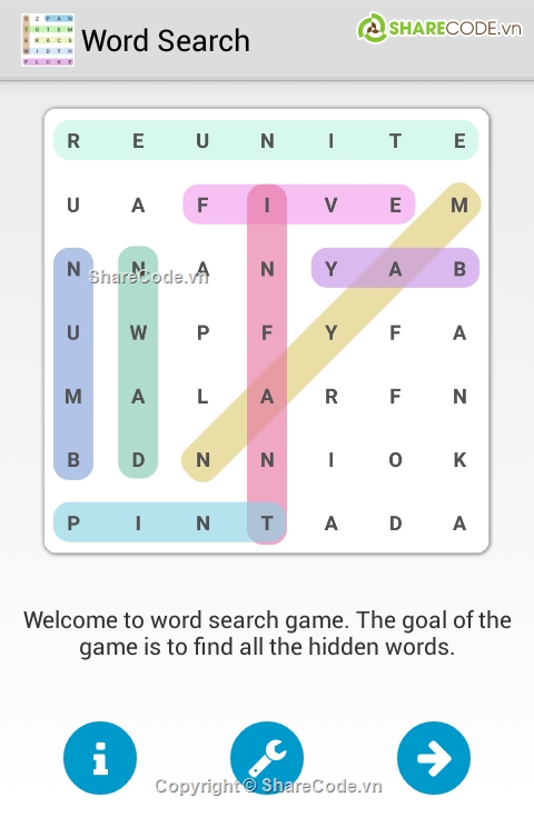 CodeCanyon,android game,Word Search,Word Search by trimax