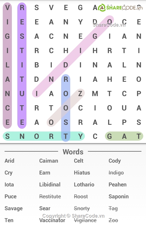 CodeCanyon,android game,Word Search,Word Search by trimax