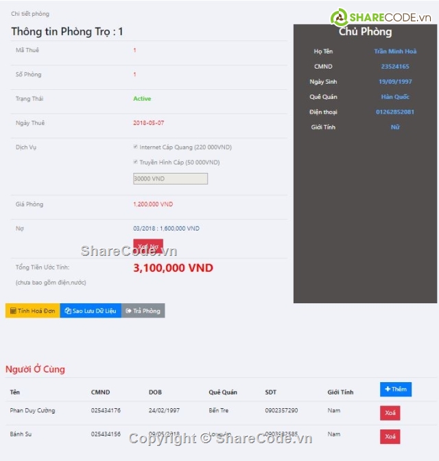 phần mền quản lý,website quản lý phòng trọ,đồ án web php,web app quản lý,quản lý phòng trọ,quản lý nhà trọ