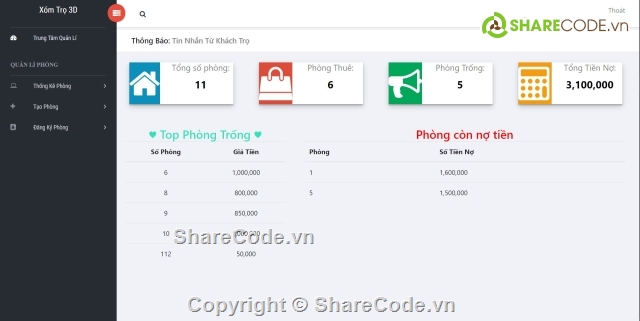 phần mền quản lý,website quản lý phòng trọ,đồ án web php,web app quản lý,quản lý phòng trọ,quản lý nhà trọ