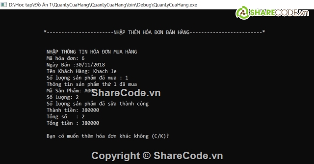 quản lý cửa hàng C#,Quản lý mỹ phẩm,code quản lý cửa hàng,Console Application