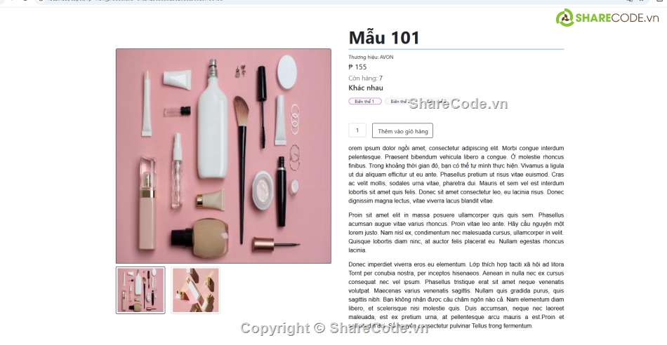 mỹ phẩm,làm đẹp,php