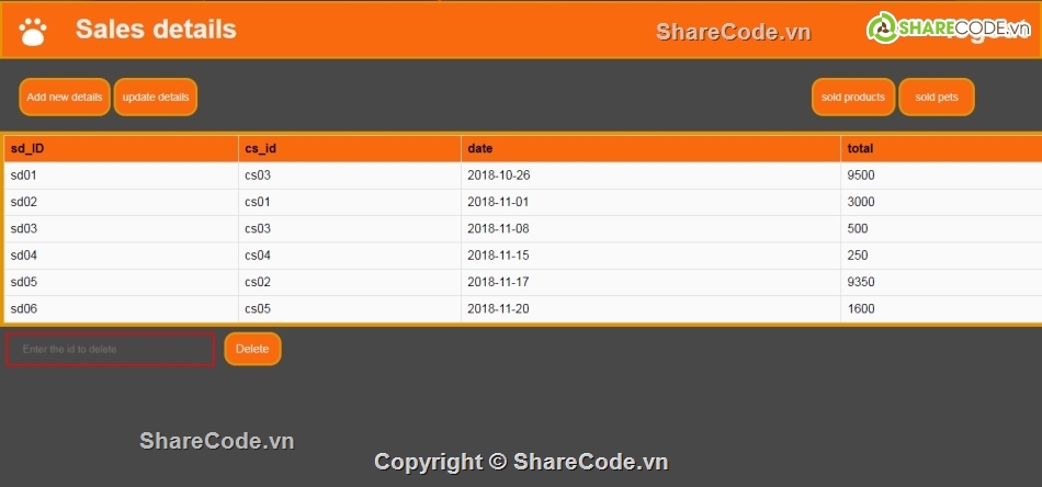 thú cưng,php,bán hàng  php,cửa hàng thú cưng