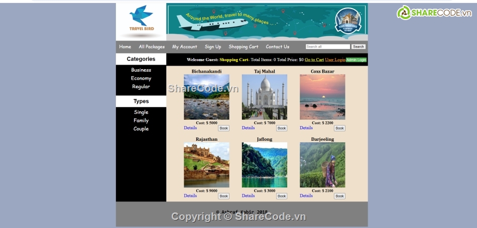code thương mại  điện tử,book vé,Đặt du lịch