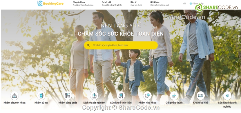 khám bệnh,react,đặt lịch