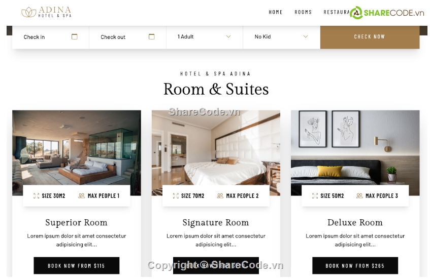 react native,đặt phòng khách sạn,Đặt phòng