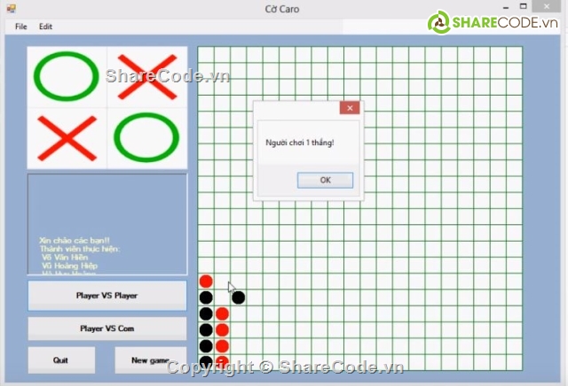 game cờ caro,code caro,cờ caro