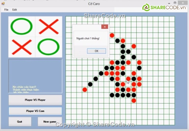 game cờ caro,code caro,cờ caro
